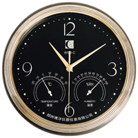 鐘型溫濕度計 帶石英鐘/不帶石英鐘