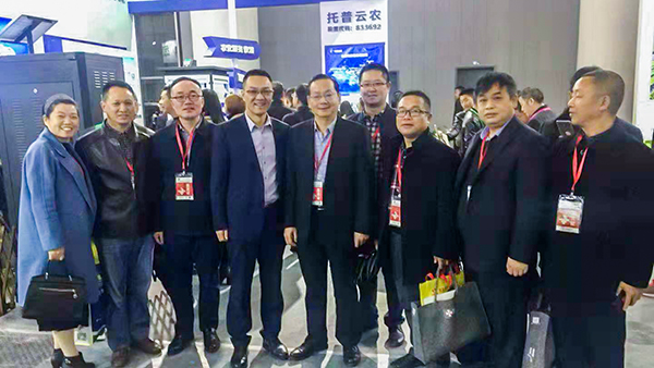 湖南省植保站領導一行與托普云農總經理陳渝陽