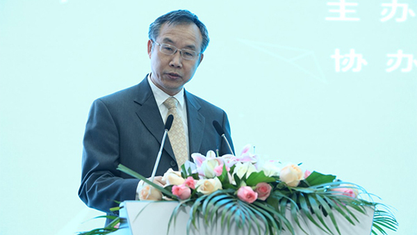 北京大學(xué)數(shù)學(xué)科學(xué)學(xué)院院長陳大岳致辭